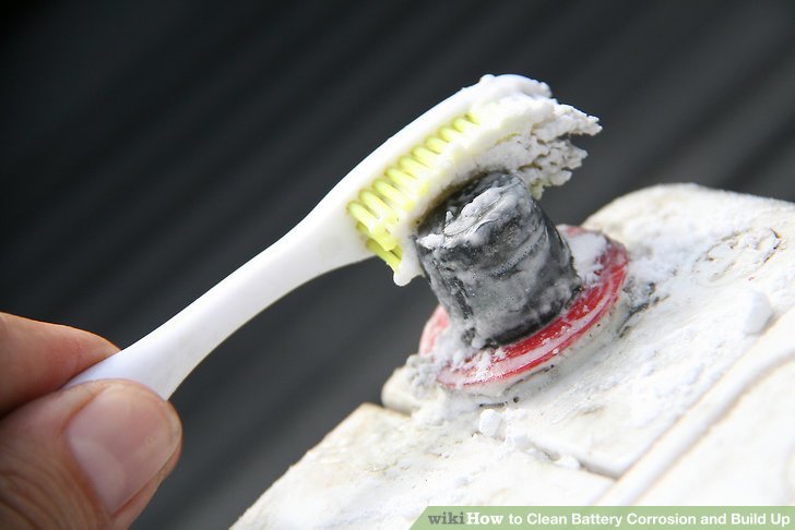 Cleaning battery corrosion