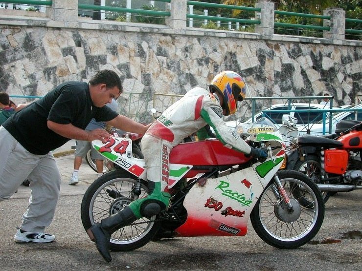Push Start a Motorcycle