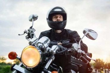 wearing helmets